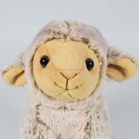 Échantillon gratuit de jouets de mouton en peluche exportation vers la france mignon mouton en peluche doux mouton en peluche jouets pour enfants