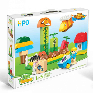 <span class=keywords><strong>Bloques</strong></span> de Construcción de Plástico Montessori, Aprendizaje STEM, Ladrillos Grandes para Bebés, Juguetes Educativos, Kits de Ingeniería para Niños y Niñas - Product Image 6