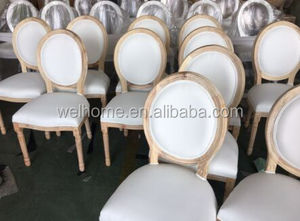 प्राचीन फ्रेंच कमरे में रहने वाले फर्नीचर लकड़ी लुई कुर्सी भोजन - Product Image 4