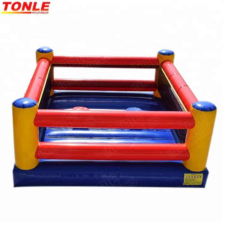 kids inflatable double boxing ring bouncer jumper, indoor inflatable