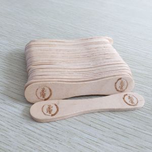 MOQ Thấp Mới Bằng Gỗ Ice Cream Scoop Magnum Thìa/Gậy Với Logo - Product Image 3
