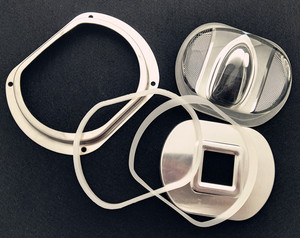 107mm 150*80 grado óptico alta vidrio borosilicato 3,3 Lente de Cristal led <span class=keywords><strong>para</strong></span> la lámpara de calle - Product Image 1