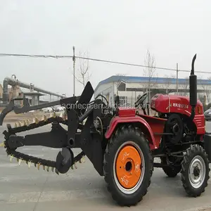 Landbouwtractor noodlanding op het water machines chainsaw trencher met hoge kwaliteit tanden