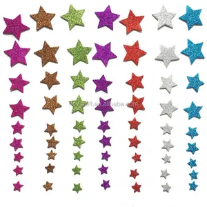 Fabriek Populaire DIY Craft Glitter Star Glitter EVA Foam Stickers