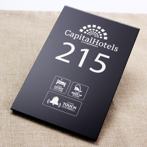 Room Number Doorplate Touchscreen Control Outside Panel <strong>Door</strong> <strong>Name</strong> <strong>Plates</strong> <strong>for</strong> Hotel - Product Image 1