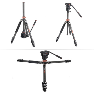 Cayer CF2451H4フレキシブル三脚プロフェッショナルデジタル一眼レフカメラ三脚 - Product Image 2