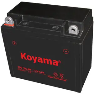 טייוואן טכנולוגיה 12V7Ah YB7-BS/12N7-BS אופנוע סוללה