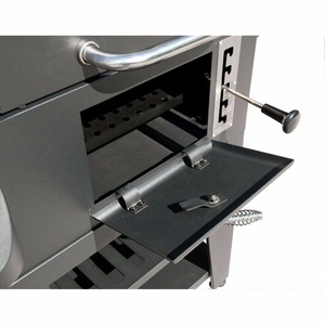Wholesale Custom Trolley Movable Commricial <strong>Charcoal</strong> <strong>and</strong> <strong>Gas</strong> <strong>BBQ</strong> Barbecue Combo Grill for Wholesale Cast Iron Trolley Cart - Product Image 3
