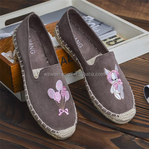 Новейшая модная обувь на плоской подошве из джута по низкой цене - Product Image 3