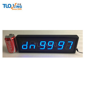 <span class=keywords><strong>2.3</strong></span> इंच 6 अंक डिजिटल दीवार घड़ी ग्रीन एलईडी अलार्म घड़ी का नेतृत्व किया - Product Image 5