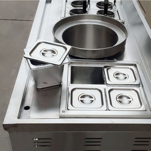 <span class=keywords><strong>De</strong></span> acero inoxidable comercial carrito <span class=keywords><strong>de</strong></span> comida móvil 3-función Pasta <span class=keywords><strong>cocina</strong></span> y Bain Marie - Product Image 2