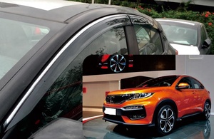 Auto Side Window <strong>Deflector</strong> 1.3mm Car Window Visor 2015 Normal Type Vent Visor <strong>Rain</strong> Guard - Product Image 2