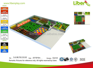 5. LE. B8.702.232 Gimnasia Gran Trampolín cubierto Más Segura Para Los Niños en Venta - Product Image 1