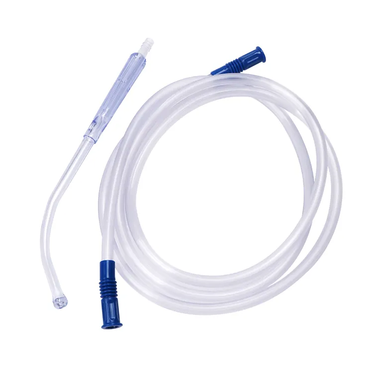 MK09-221 CE ISO approved Yiwu Medical Yankauer Disposable PVC Suction Connecting Tube