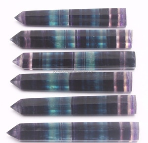 Alta calidad al por mayor Magic Rainbow natural fluorita cuarzo cristal punto/<span class=keywords><strong>varita</strong></span> para <span class=keywords><strong>la</strong></span> venta - Product Image 3