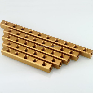 <span class=keywords><strong>CNC</strong></span> Turned <span class=keywords><strong>Milled</strong></span> Nhôm Phân Phối Nước Manifold Khối Với Mount Holes - Product Image 6