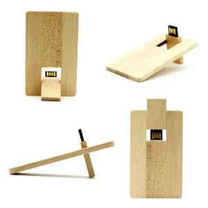 Natuurlijke Esdoorn Houten Usb Kaart 8Gb 16Gb Houten Usb Drives Voor Fotografen