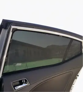 4 पीसी Foldable चुंबकीय कार सामान आंतरिक सजावटी खिड़की छाया साइड रियर सूरज टोपी का छज्जा के लिए पर्दा बच्चे बच्चों