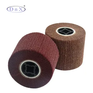 Wire drawing non woven polishing wheel for stainless steel