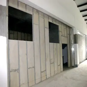 Paneles de pared de hormigón de poliestireno y casa prefabricada de bajo coste