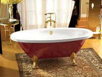 Baignoire ovale autoportante en acrylique traditionnelle, design écologique, longueur 1,7 m, fonction de trempage japonaise pour salle de bain et hôtel