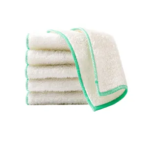 China New Products All Purpose Home Appliances Furniture Dishcloth Eco-friendly Upset Absorbent Bamboo Fiber Cleaning Cloth