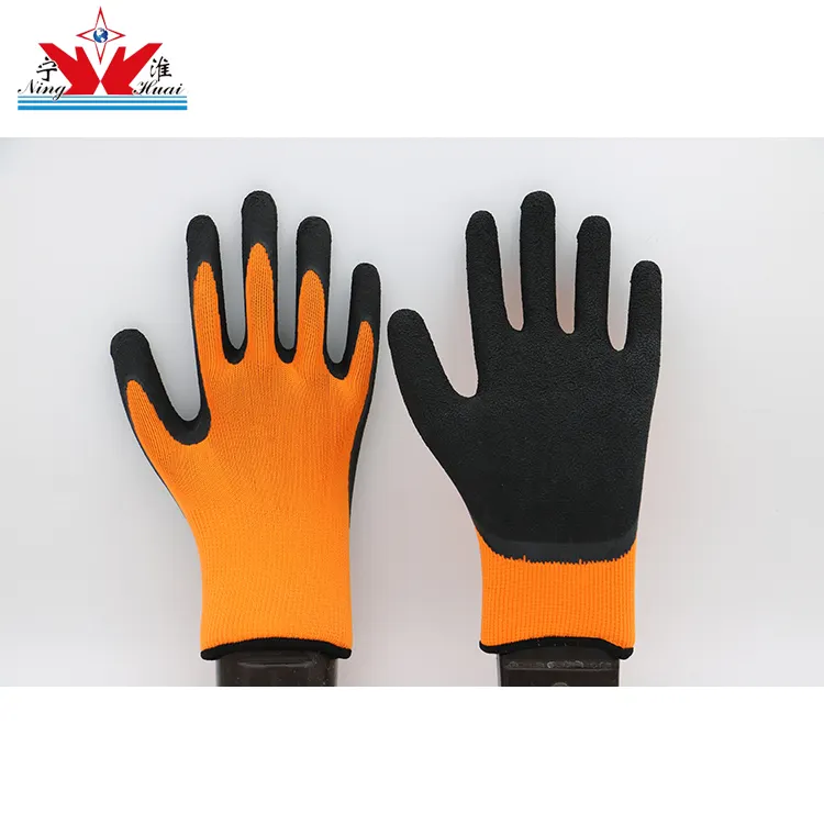 13 Gauge Polyester Or Nylon Cut-resistant Wholesale Foam Latex Dacron Gloves Customizable Color Hand job Safety/Safeguard Gloves