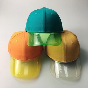 Bán buôn nhựa trong suốt Visor Mũ bóng chày ngoài trời Tùy Chỉnh màu rắn cá nhân cha hat - Product Image 5