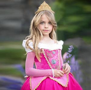2023 di vendita calda per bambini ragazza <span class=keywords><strong>vestito</strong></span> da festa di natale Film cartone animato carino <span class=keywords><strong>vestito</strong></span> da principessa Cosplay congelato - Product Image 4