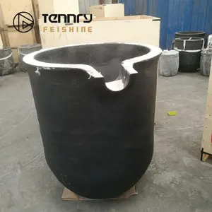 Large 30kg Aluminum Melting Graphite Crucible Supplier