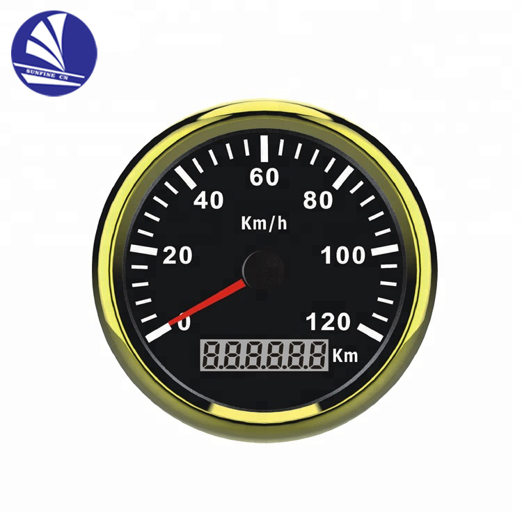 0-120km/h調整可能 9-32V汎用GPSスピードメーター/電気メーター/車速計