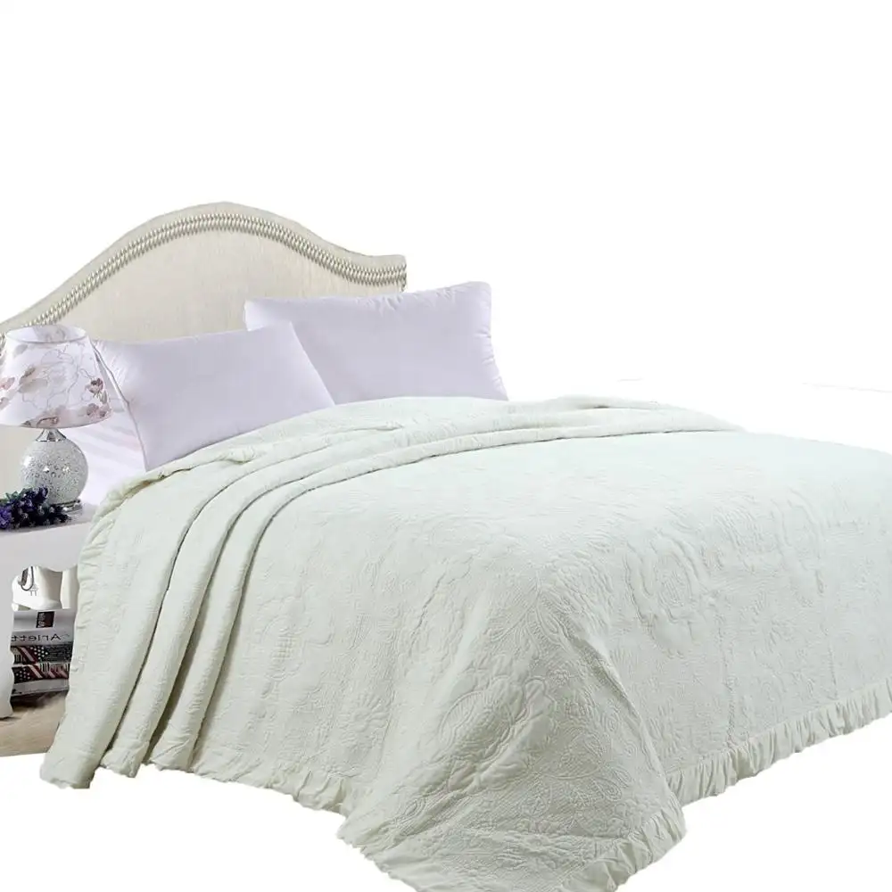 % 100% pamuk ucuz rahat kral kaliteli yatak örtüsü otel için
