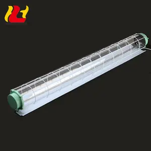 Ceiling Industry IP65 Double Tube 2x9W 18W 20W LED T8 T5 Fitting Explosion Proof Fluorescent Light 0.6M 2Ft 600mm 120mm 900mm
