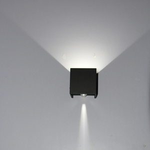 <span class=keywords><strong>Applique</strong></span> murale LED réglable 85-265V, design unique, base carrée en aluminium 12W, détecteur de mouvement PIR, étanche, pour jardins extérieurs, IP65 - Product Image 5