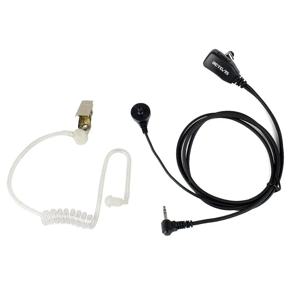 זול 1 פין PTT מיקרופון הפחתת רעש אפרכסת אוזניות למוטורולה T6200C/T5800/7200/5720 FRS PMR446 FR50 Retevis RT45 רדיו