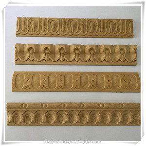 Sculpture sur <span class=keywords><strong>bois</strong></span> Cnc, moulage d'ornement décoratif, moulage plat en <span class=keywords><strong>bois</strong></span> - Product Image 5