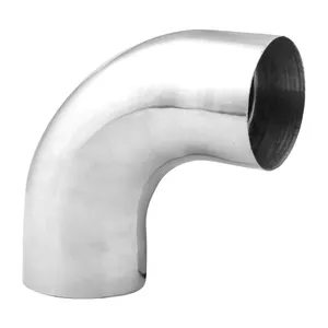 Cheap Price Punching Stainless Steel Handrail Tube Elbow Aluminum Pipe Fitting Stair Railing Post Connector