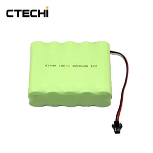 CTECHi 可充电 12 V 3800 mAh 18670 NIMH 电池组