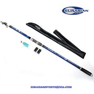 Canna da Pesca Telescopica da Spiaggia in Carbonio 4.00m 100-300g, Portamulinello Fuji, Azione Rigida, Leggera, Canna da Tele Surf in Carbonio - Product Image 3