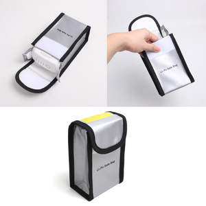 ถุงเก็บแบตเตอรี่พีวีซีป้องกันความปลอดภัย95x64x50มม. ทำจากไฟเบอร์กลาส - Product Image 2