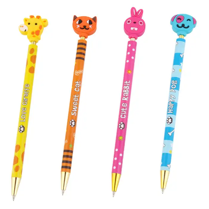 Licheng BP4062 Kids Fancy Pennen, Mode Dier Stijl Full Color Gedrukt Plastic Pennen met Logo