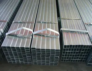 China Fabricante Pré Galvanizado Tubo de Aço Quadrado Tubo de Cerca Galvanizado POR IMERSÃO A Quente