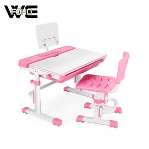 2018 scrittura studio bambini scrivania <span class=keywords><strong>rosa</strong></span> e blu studio Per Bambini tavolo e sedia regolabile in altezza - Product Image 1