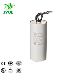 ตัวเก็บประจุ JY CBB60พร้อมสายตะกั่ว Sh UF 450V สำหรับมอเตอร์ AC - Product Image 2