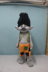 Funtoys CE trolls de amapola y rama de dibujos animados trajes de la mascota - Product Image 2