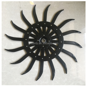 Großhandel Agri Produkte Pinne Unkraut grubber Wärme behandelt 21 "Stahl Rotary Hoe Wheel AN142664 3400-111 - Product Image 6