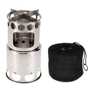 Petit bois en acier portable camping poêles mini poêle à granulés - Product Image 2