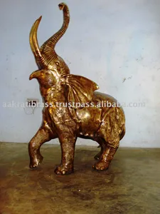 Big Size Elephant Brass metal made Statue figure