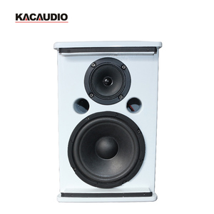 Monitor pasivo de estudio para interiores, sistema de sonido de <span class=keywords><strong>Audio</strong></span> de 8 pulgadas, altavoz profesional de madera Ktv, color blanco y negro - Product Image 2