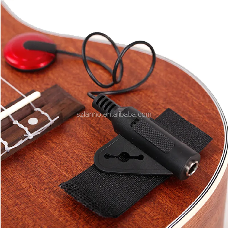 Piezo Transducer Pickup For Acoustic Instruments - No Drilling Required With Volume Control